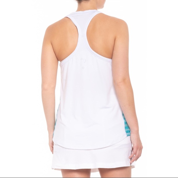 AthleticDNA Patterned Racket Racerback Tank Top - Picture 2 of 2